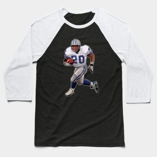 Barry Sanders #20 Hold The Ball Baseball T-Shirt